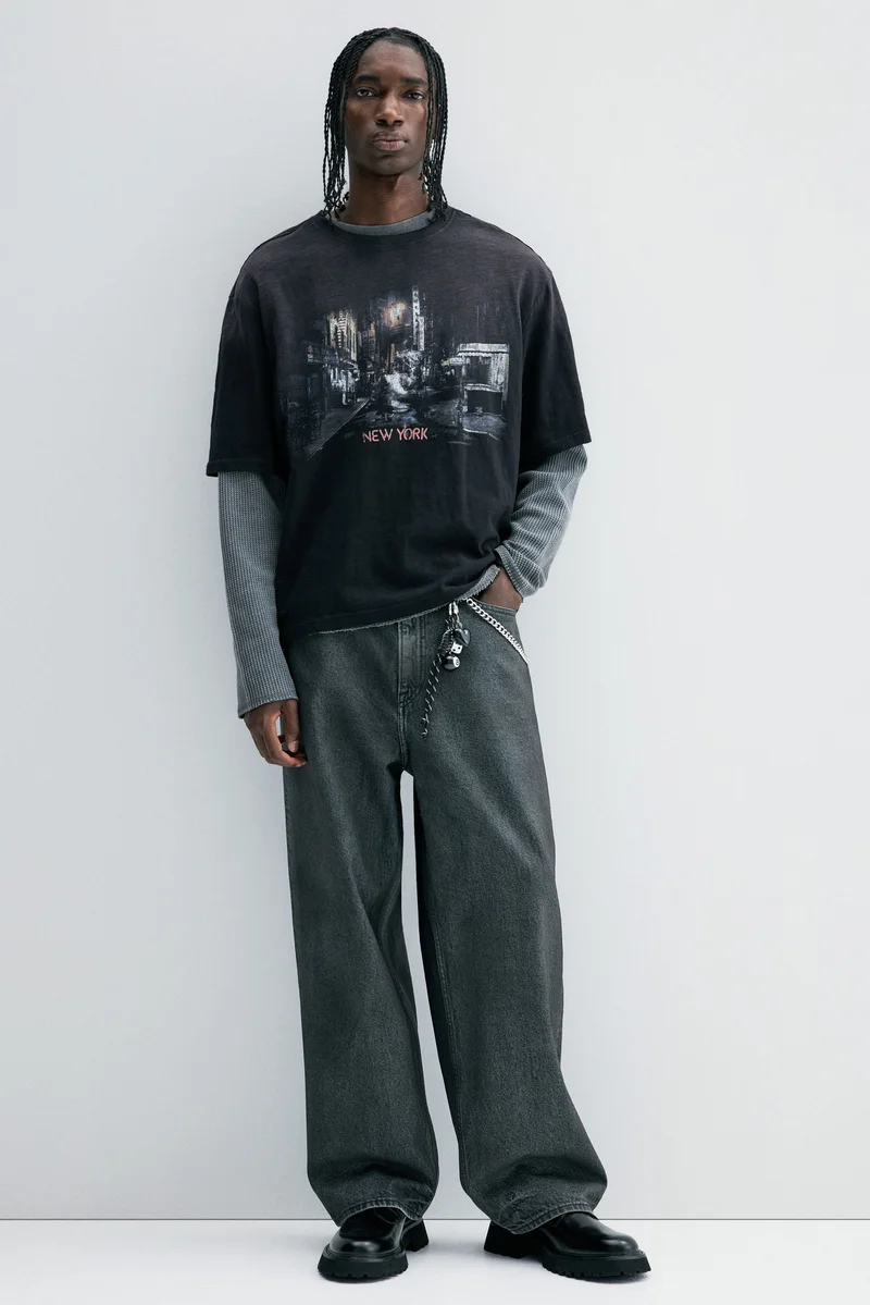 اتش اند ام قميص فضفاض